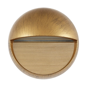 Orbe 6.25" Outdoor Metal/Glass Integrated LED Wall Sconce